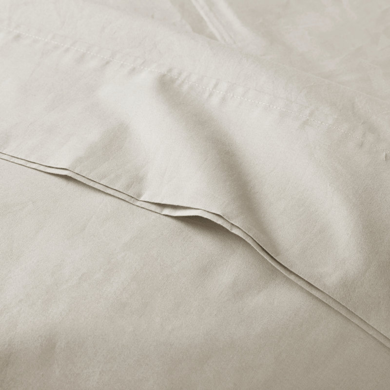 Full White Cotton Percale Sheet Set