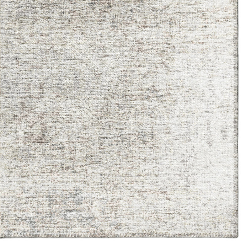 Rylee Transitional Gray Chenille 5' x 7'6" Flat-Woven Area Rug