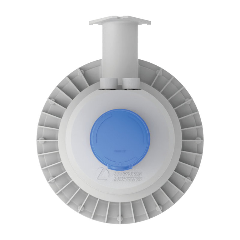 Traditional 2" White LED Outdoor Security Wall Light in Multicolor