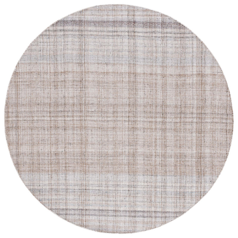 Autumn Elegance 84" Round Hand-Knotted Wool Blend Area Rug