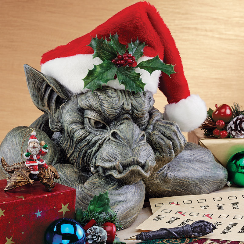 Goliath Greystone Finish Large Resin Gargoyle Statue