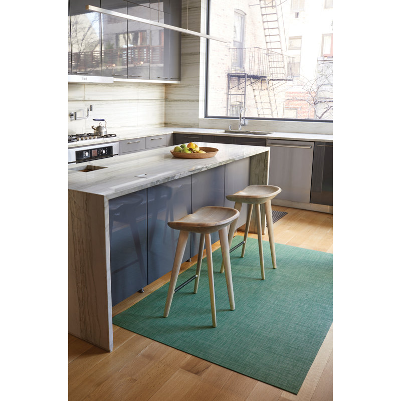 Ivy Mini Basketweave 35" x 48" Synthetic Easy Care Floor Mat