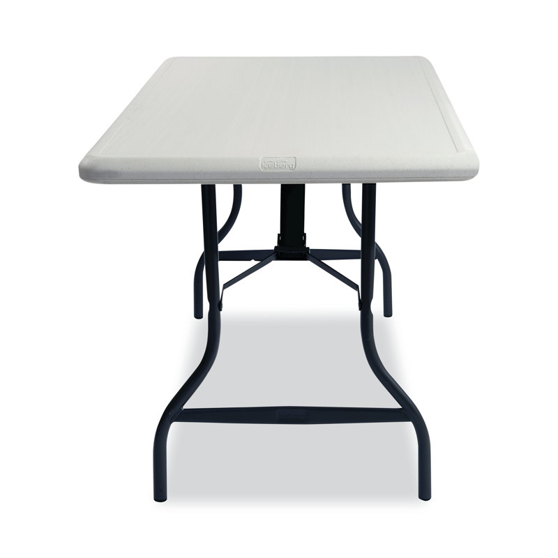 Platinum 96'' Rectangular Folding Table with Steel Legs