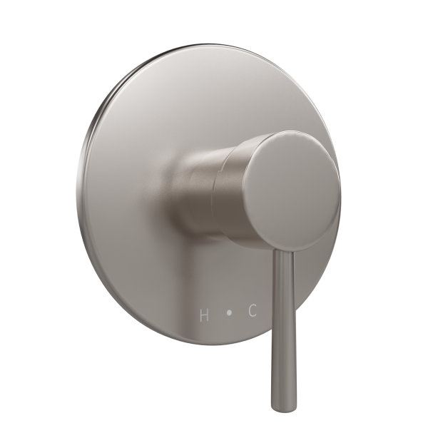 Brushed Nickel Pressure Balance Mixer Valve Trim Kit