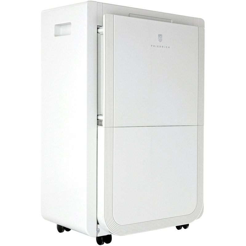 White 35-Pint Plastic Dehumidifier with Built-In Pump