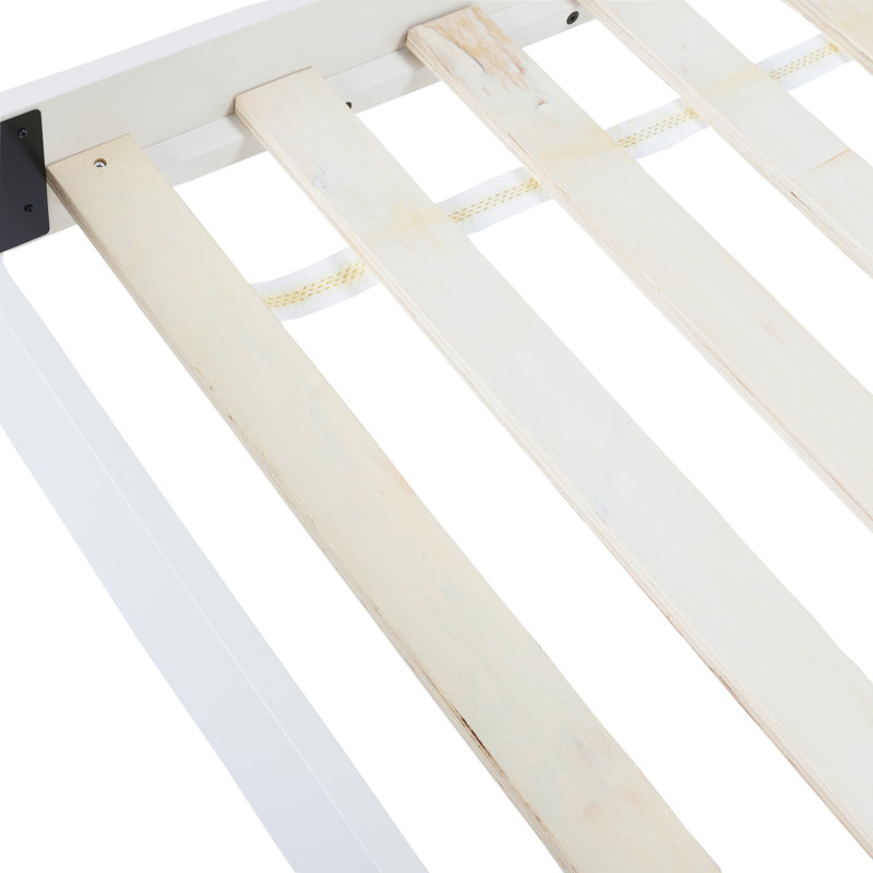 Alyson White Wash Mahogany King Bed Frame