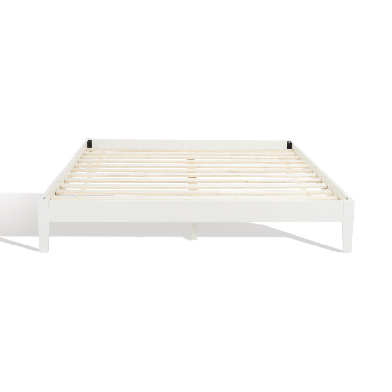 Alyson White Wash Mahogany King Bed Frame