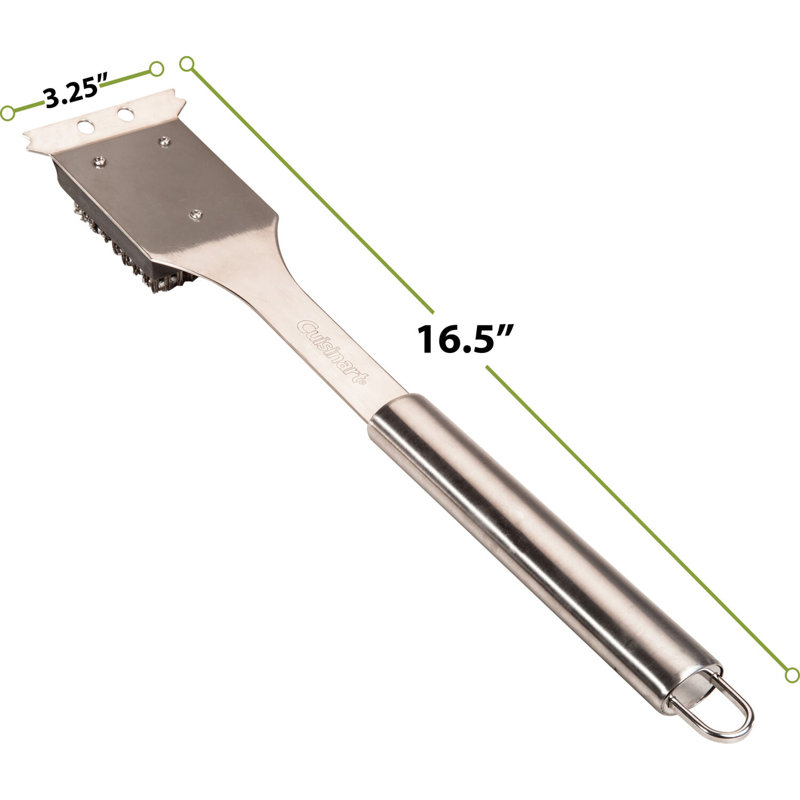 Cuisinart Stainless Steel Long Handle Grill Cleaning Brush