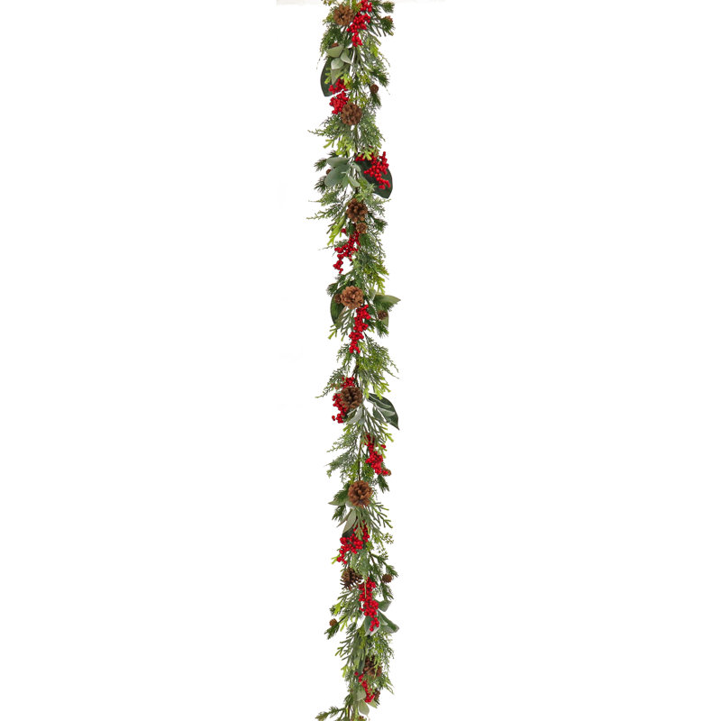 Evergreen Pinecone Elegance 9 ft. Winter Garland