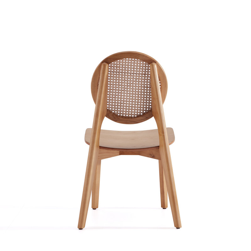 Versailles Nature Cane Mid-Century Modern Side Chair
