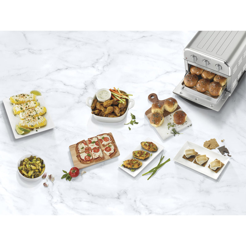 Compact Stainless Steel Air Fryer Toaster Oven