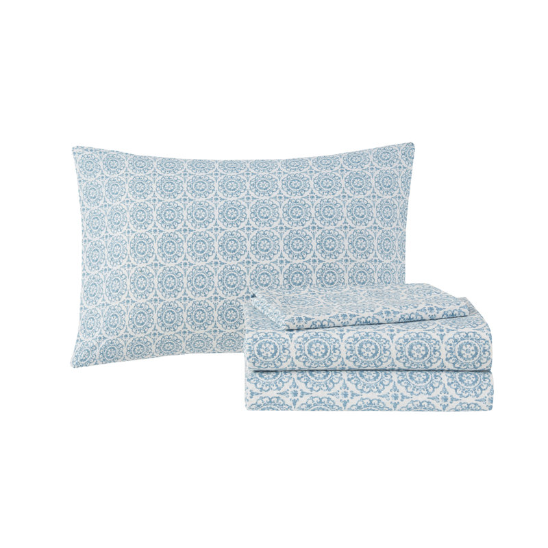 King Coral Microfiber Bohemian Comforter Set