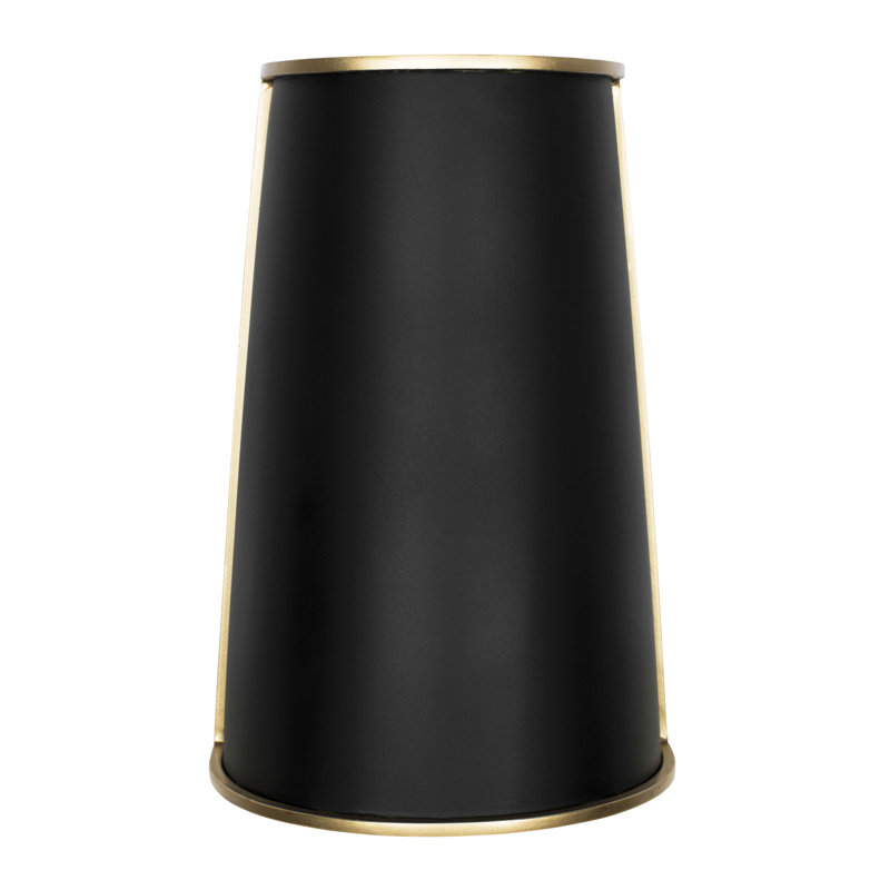 Coco Inspired Matte Black French Gold Dimmable Wall Sconce