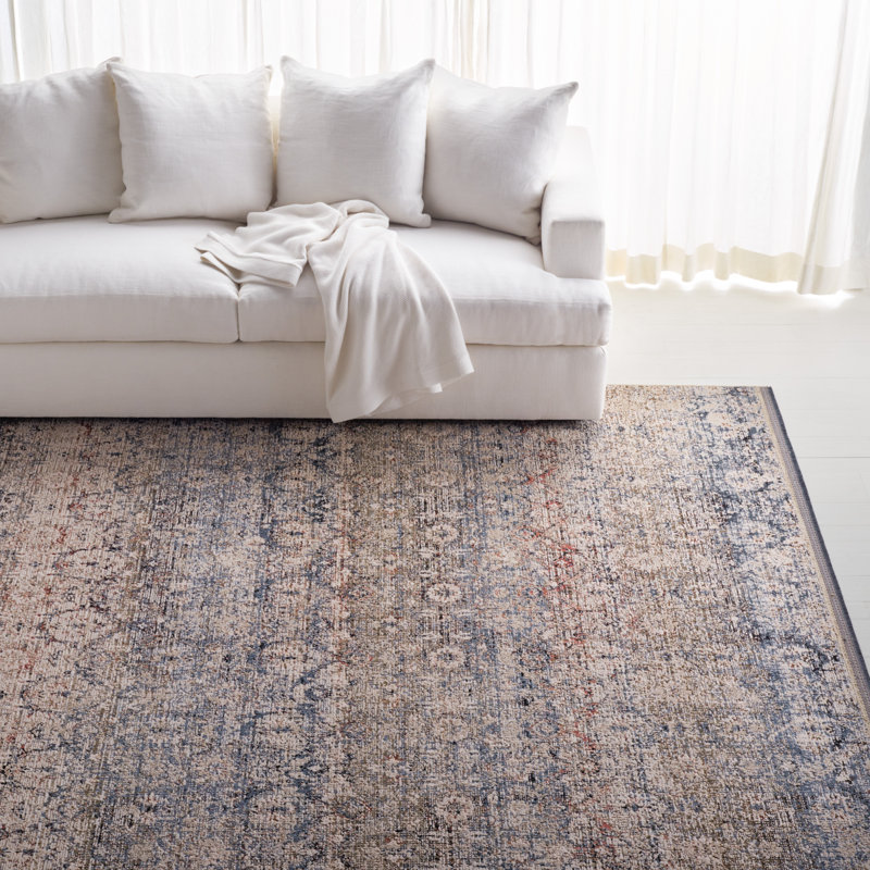 Elegant Hand-Knotted Black and Green 8' x 10' Wool Blend Area Rug