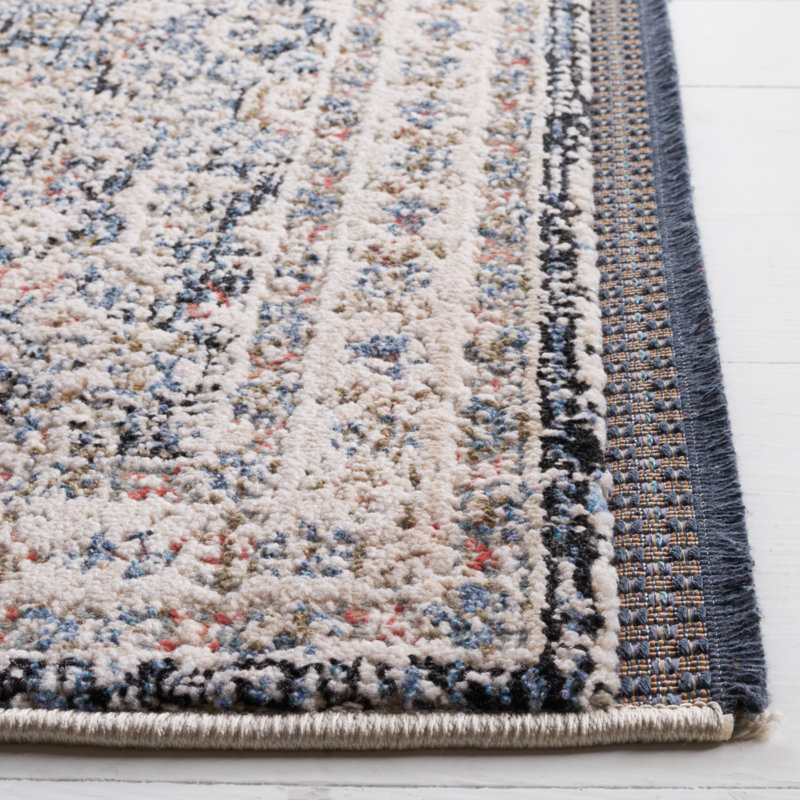 Ivory Elegance 4' x 6' Hand-Knotted Wool Blend Rectangular Rug