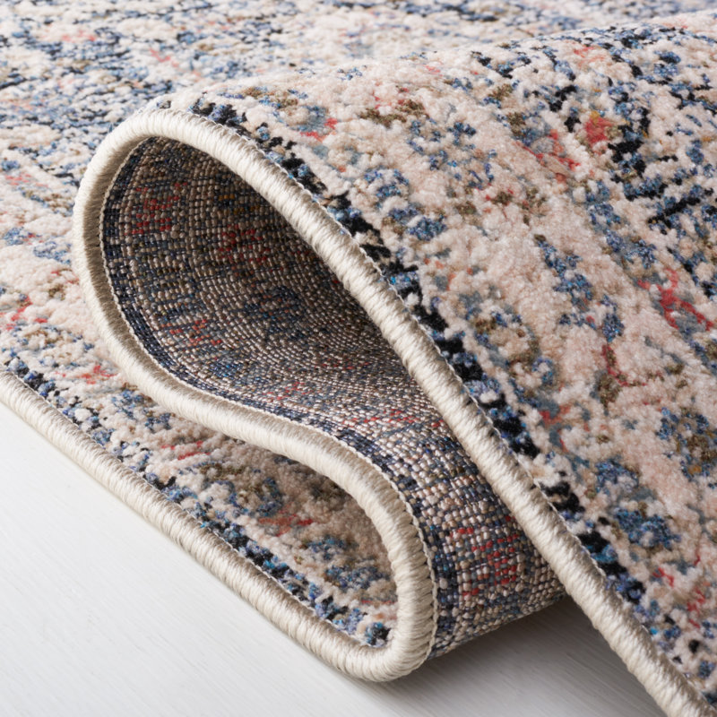 Ivory Elegance 4' x 6' Hand-Knotted Wool Blend Rectangular Rug