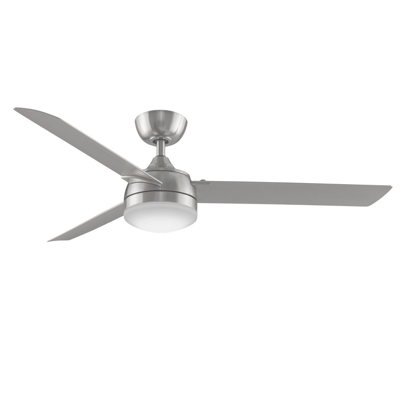 Xeno Brushed Nickel 56" LED Ceiling Fan with Remote