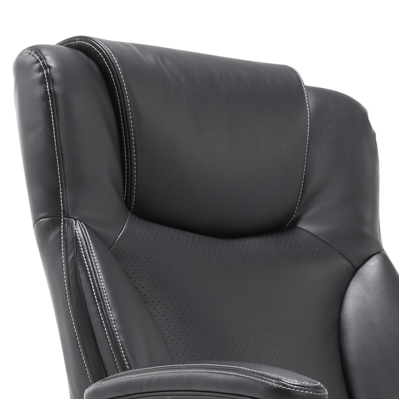 Black High Back Leather Executive Swivel Office Chair