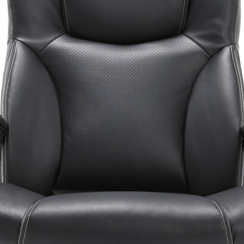 Black High Back Leather Executive Swivel Office Chair