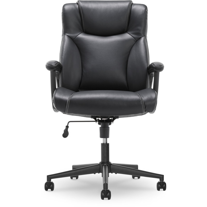 Black High Back Leather Executive Swivel Office Chair