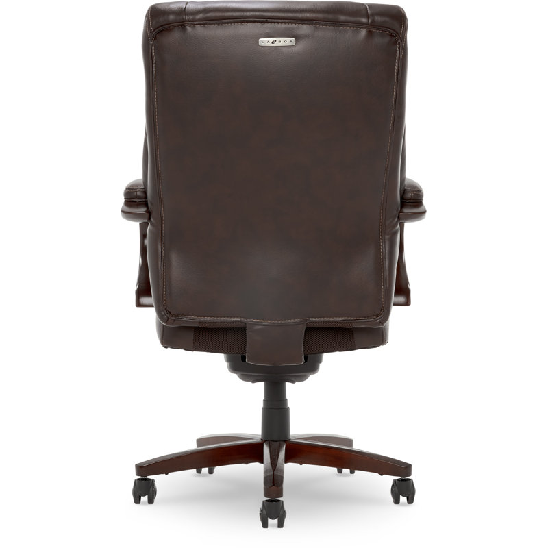 Brown Leather High Back Swivel Executive Office Chair