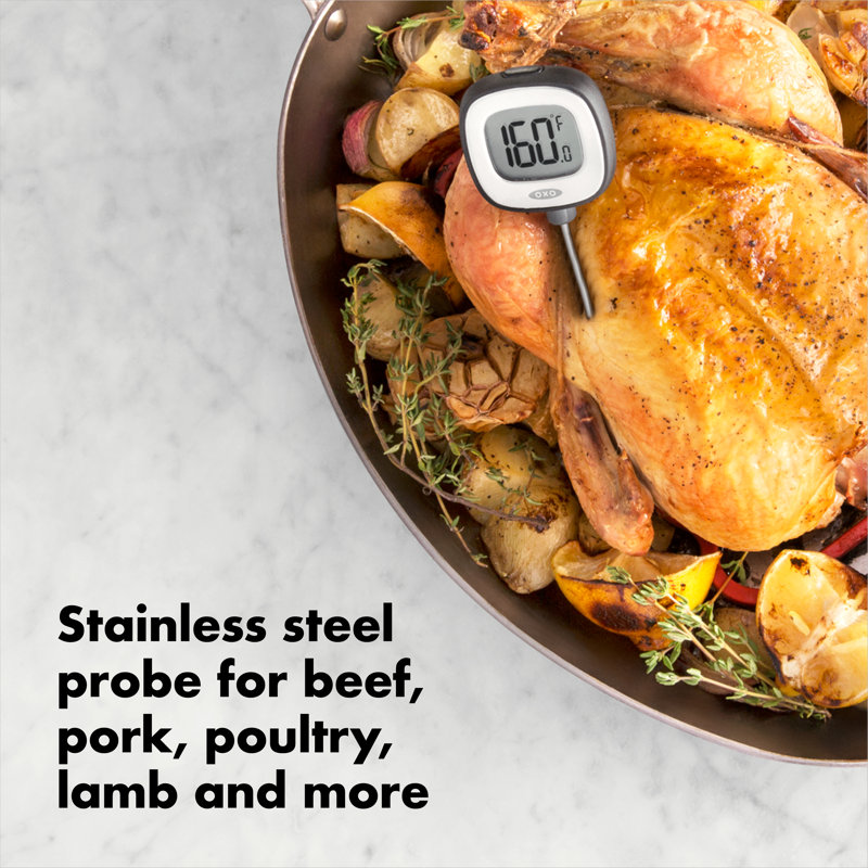 OXO Good Grips Stainless Steel Digital Meat Thermometer