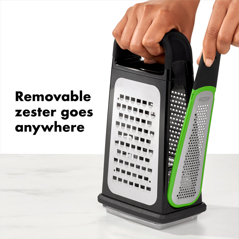 OXO Good Grips Stainless Steel Box Grater with Container