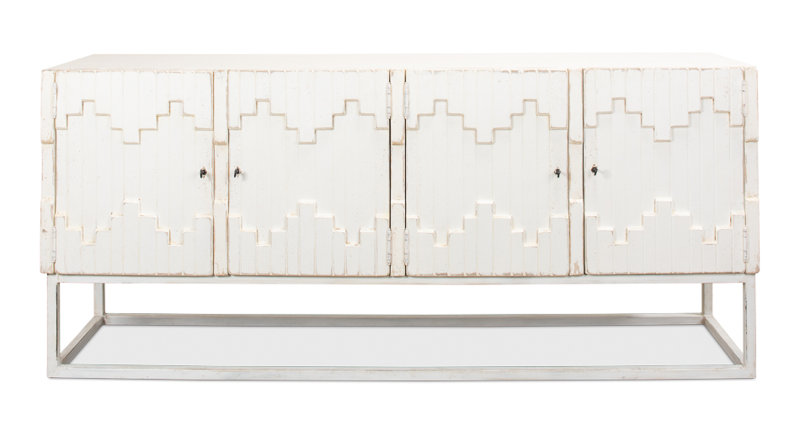 Aztec 80'' White Reclaimed Pine Sideboard