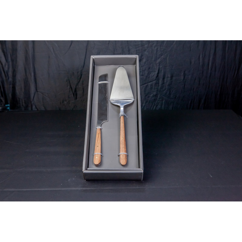 Coso 2 Piece Stainless Steel Cake Serving Set