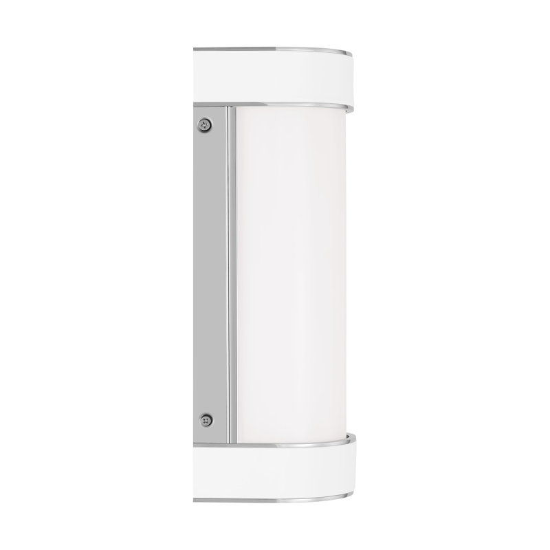 Monroe Polished Nickel Dimmable LED Cylinder Vanity Light