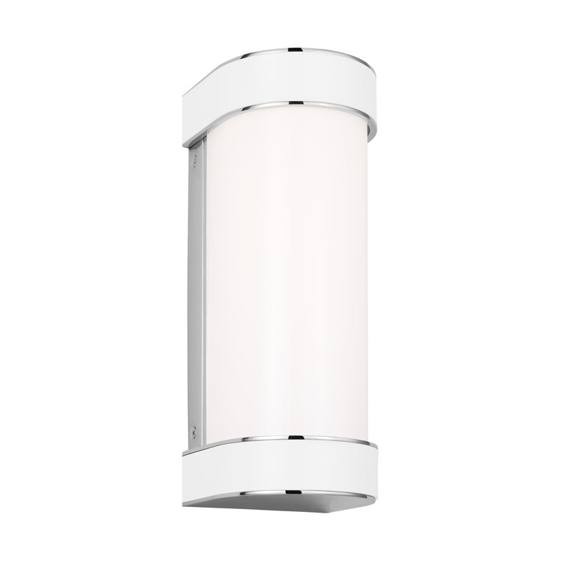 Monroe Polished Nickel Dimmable LED Cylinder Vanity Light