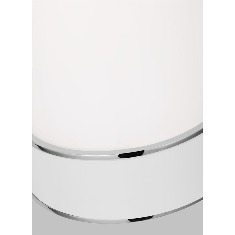 Monroe Polished Nickel Dimmable LED Cylinder Vanity Light