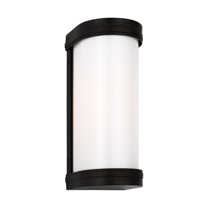 Ifran Aged Iron 12" Dimmable Outdoor Bath Sconce