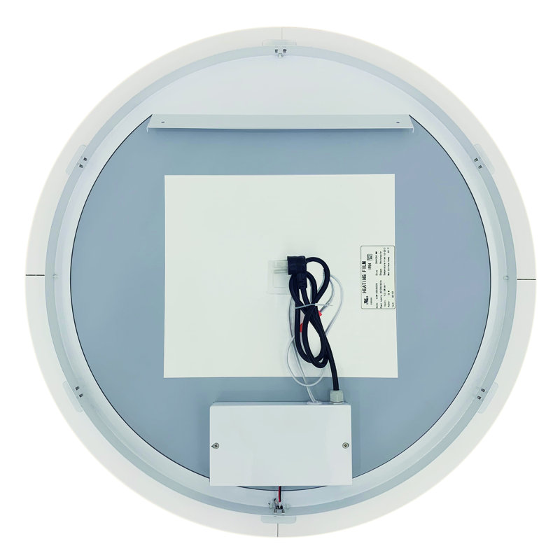 Eva 24'' Modern Frameless Bathroom Vanity Mirror with LED and Defogger