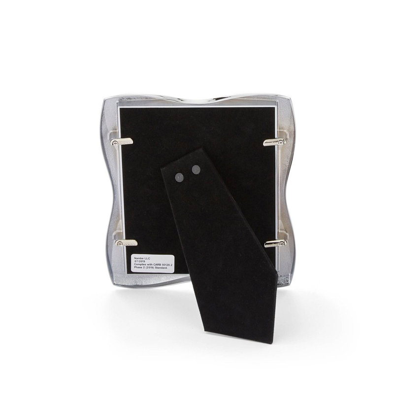 Classic Silver 4x6 Tabletop and Wall Photo Frame
