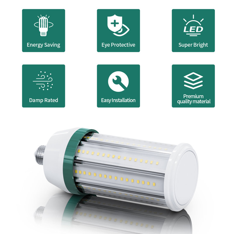 5000 Lumen Daylight LED Corn Cob Light Bulb