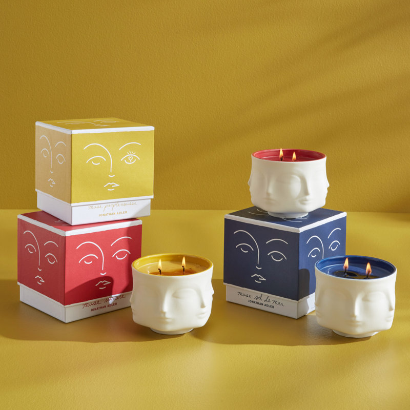 Pamplemousse Pink 51-Hour Modern Scented Candle