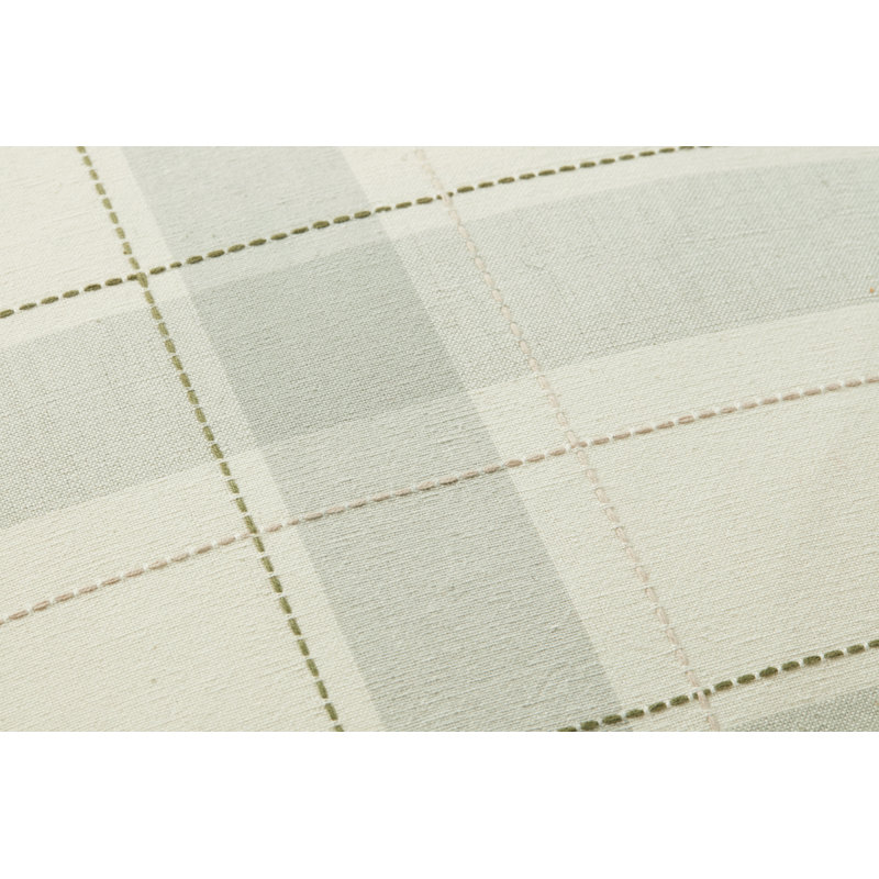 Sage and Multi Plaid Cotton 18" x 18" Pillow Cover