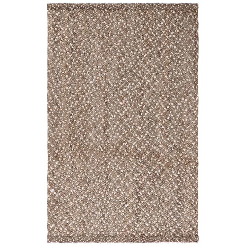 Sepia Hand-Knotted Wool 5' x 8' Area Rug