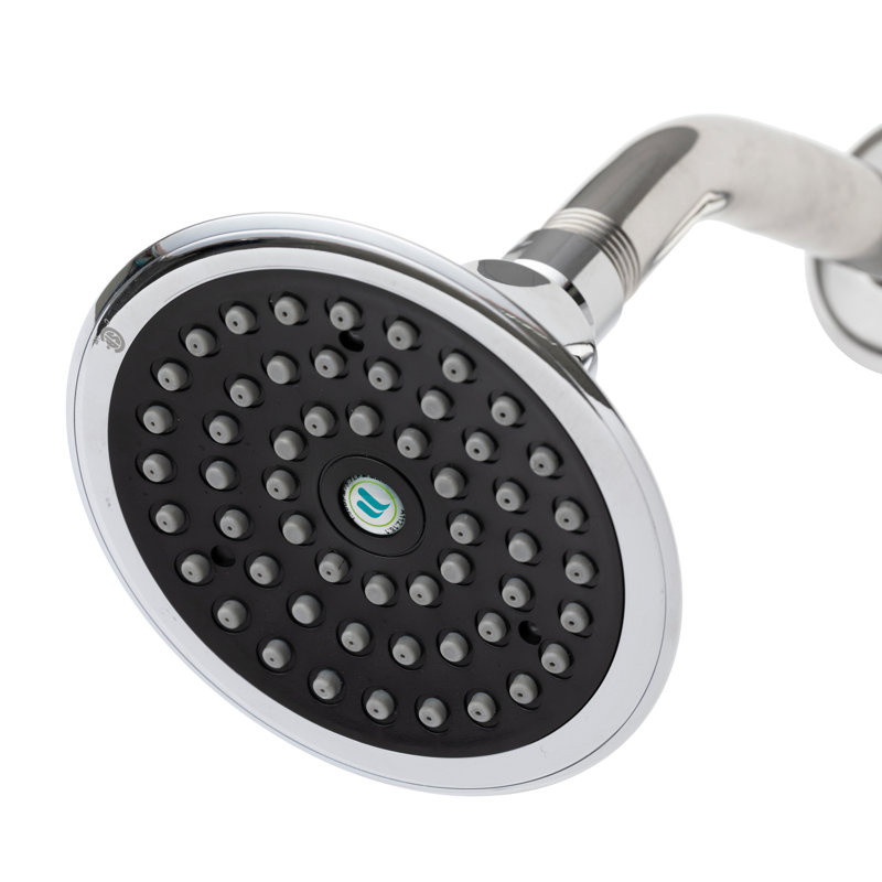 Chrome Medium Round Wall Mounted Rain Shower Head