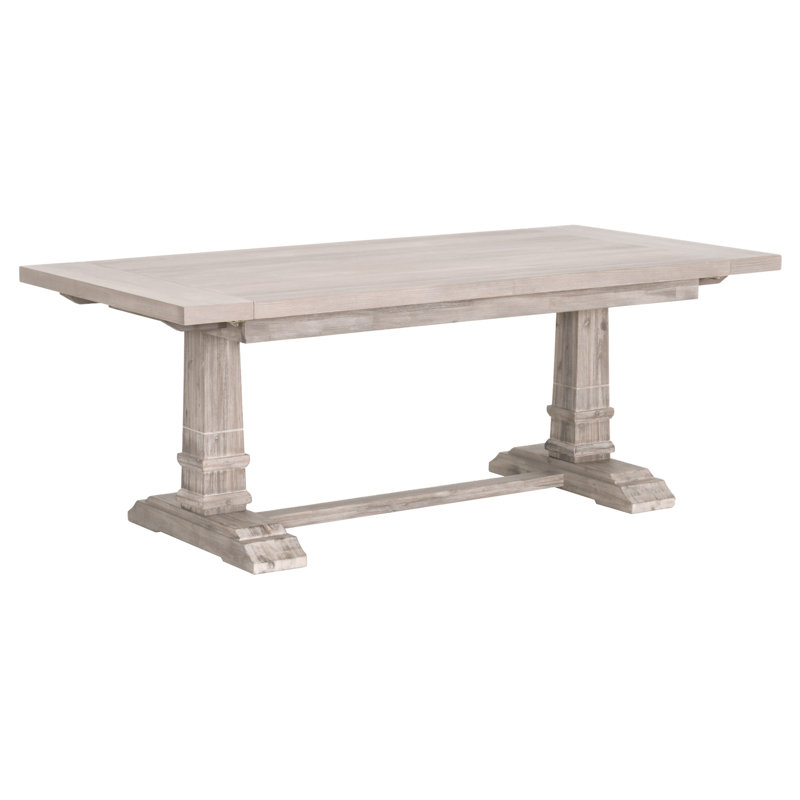 Traditions Natural Gray Acacia Extendable Dining Table