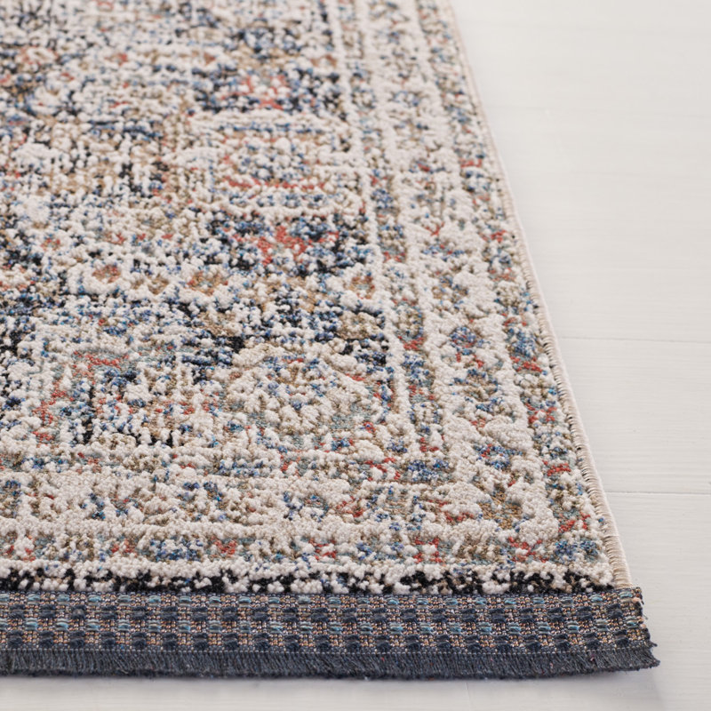 Ivory Elegance 4' x 6' Hand-Knotted Wool Blend Rectangular Rug