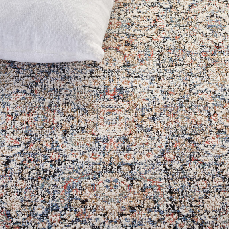 Ivory Elegance 4' x 6' Hand-Knotted Wool Blend Rectangular Rug