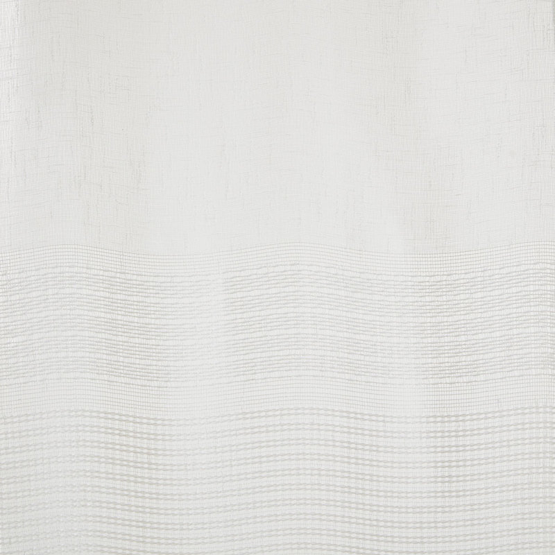 Polyester Semi Sheer Curtain Panel Pair