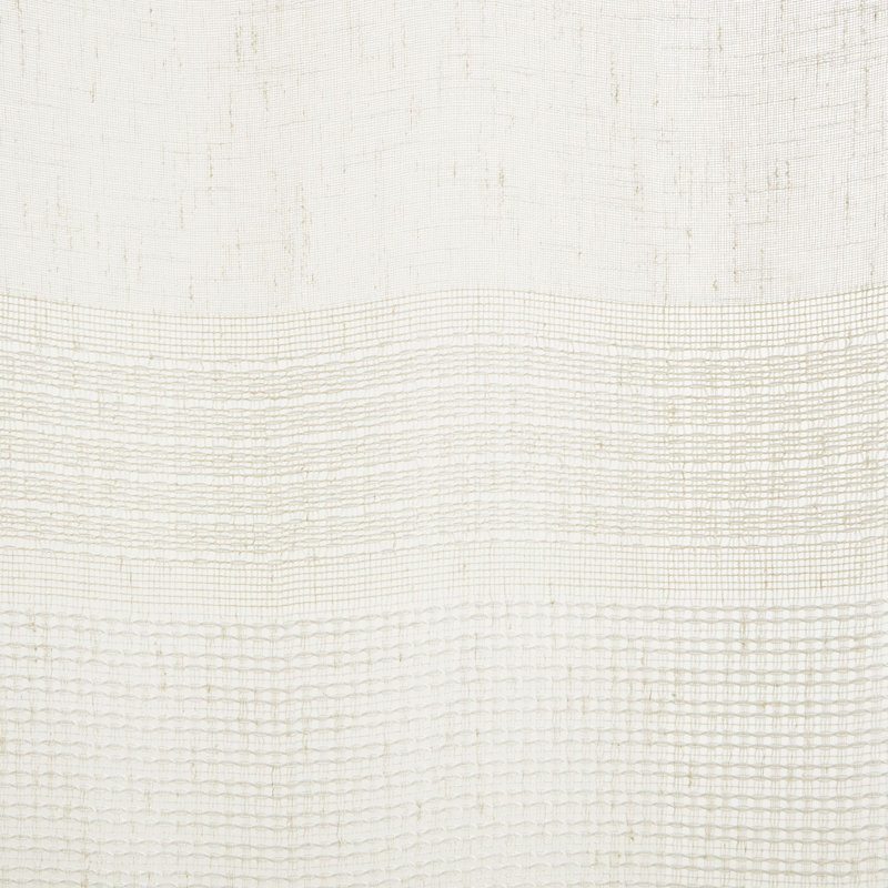 Ivory Sheer Linen-Blend Rod Pocket Curtain Panels 37"W x 84"L