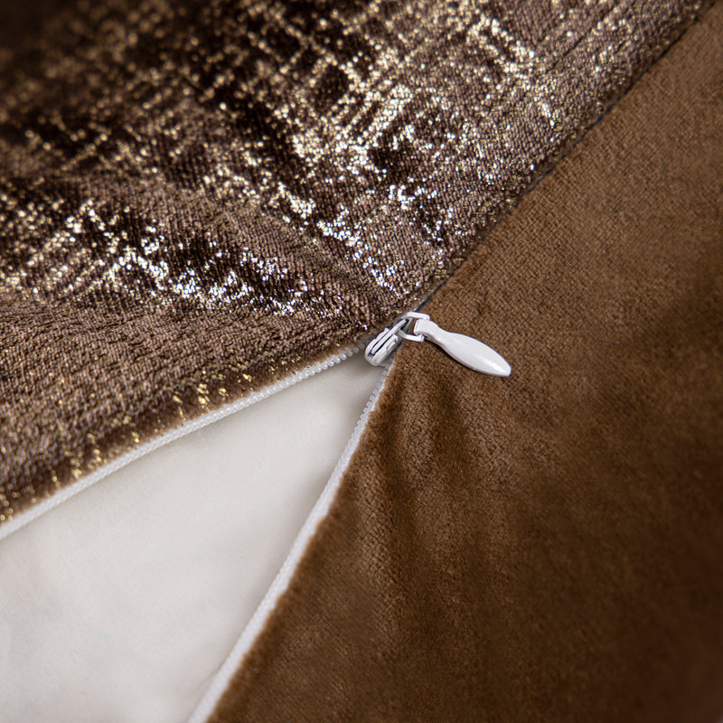 Gray Velvet Reversible Throw Pillow Set, 20" x 20"