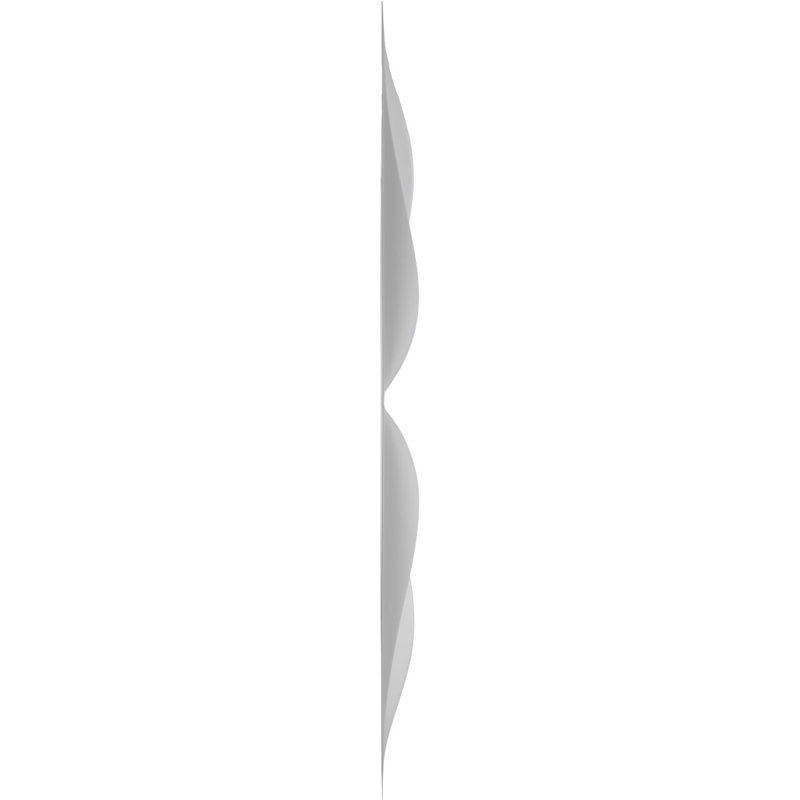 Helene White Textured 3D PVC Wall Panels, 12" x 12", 20-Pack