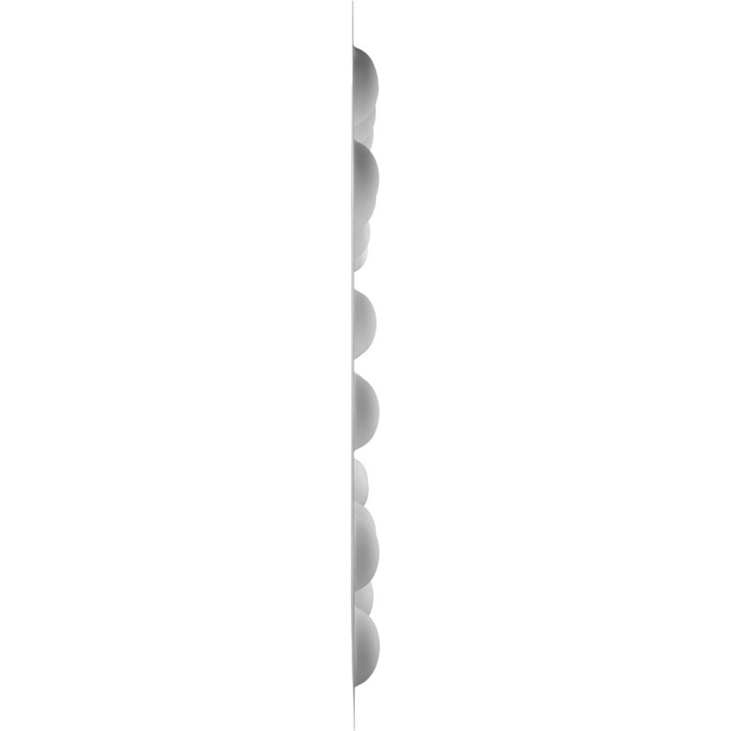 Emery White PVC 3D Textured Wall Panel 19.63" x 19.63"