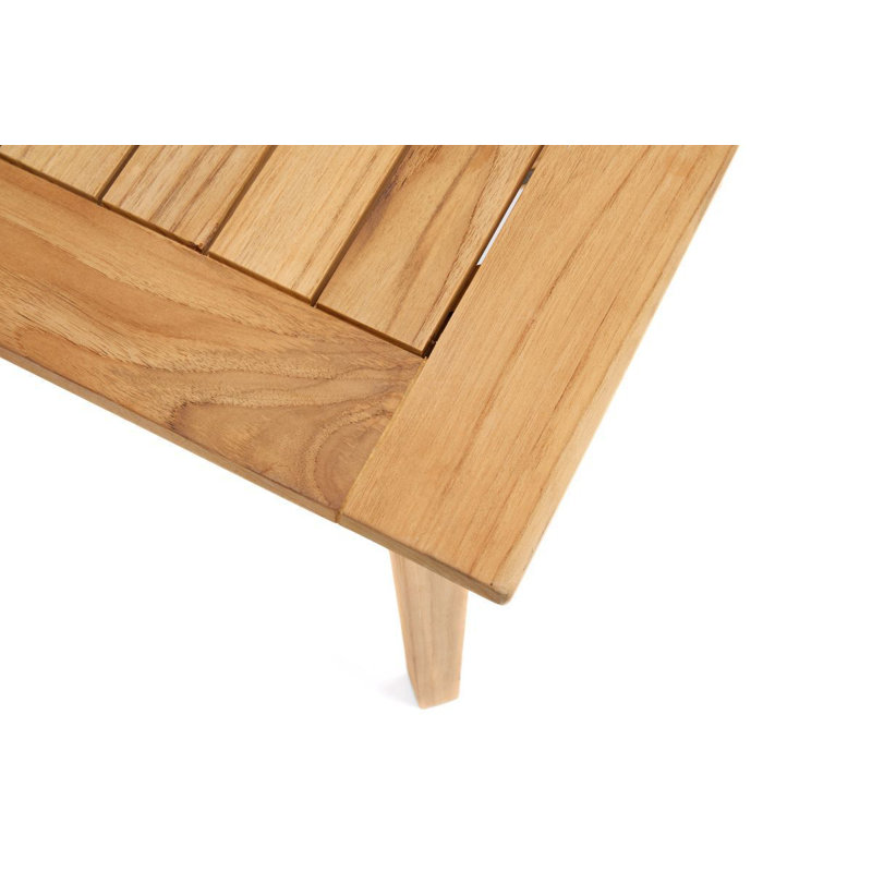 Winston Natural Teak 24" Square Outdoor Side Table