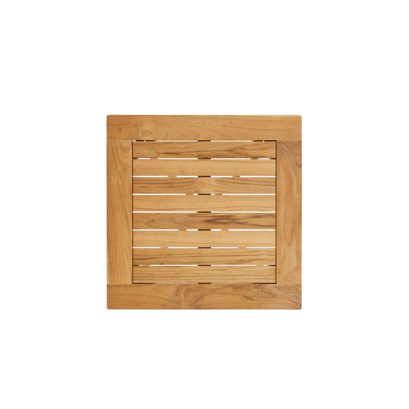 Winston Natural Teak 24" Square Outdoor Side Table